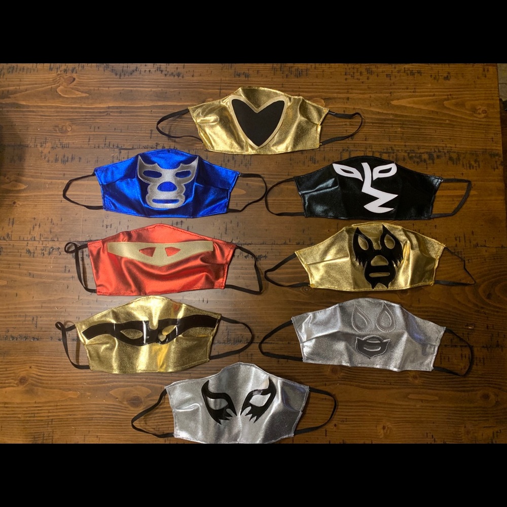 Wrestlers Face Masks - Cubrebocas de Luchadores